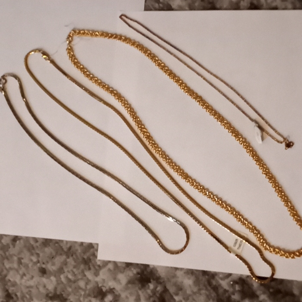 4 gold chains